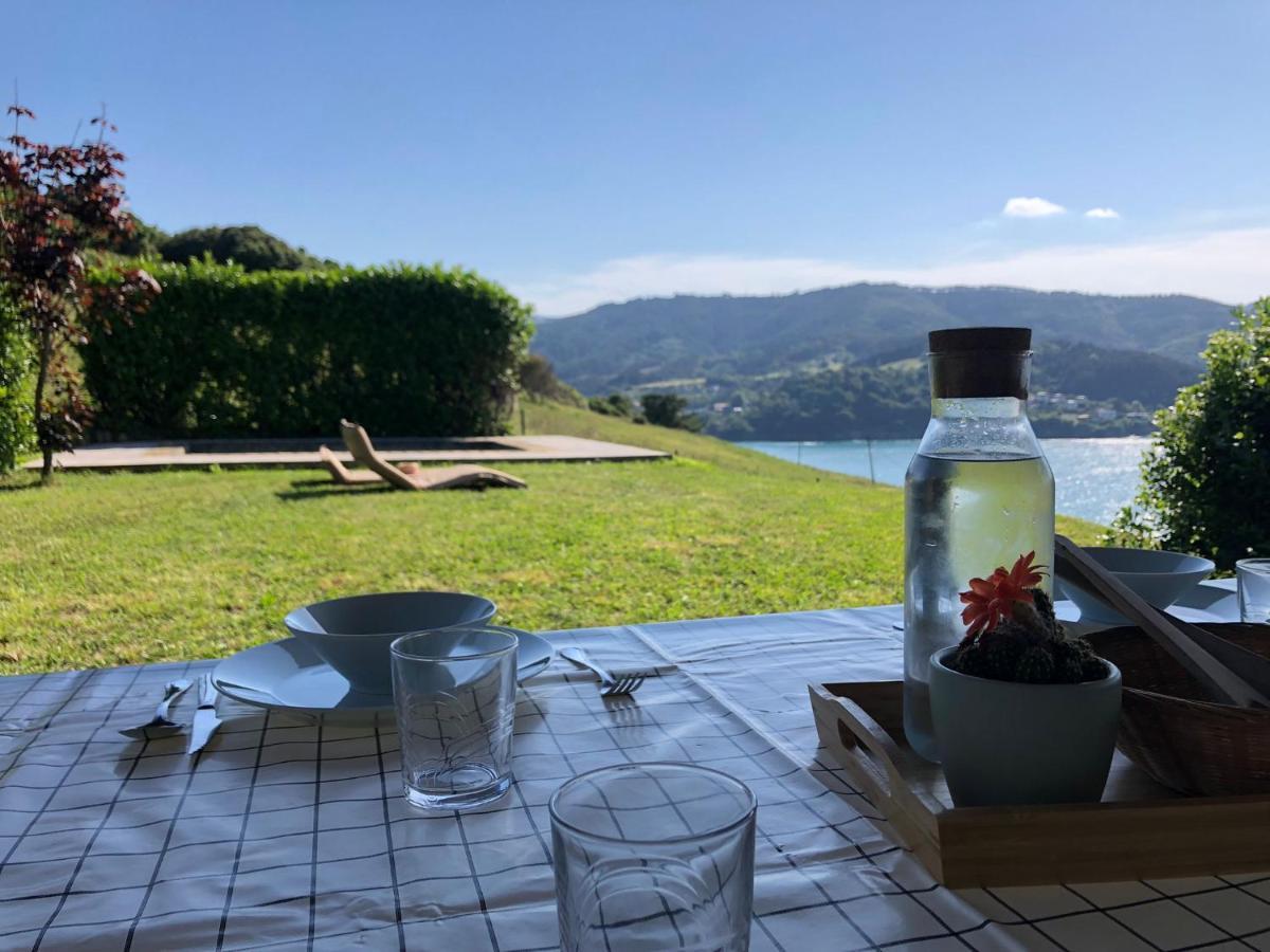 ムンダカ Adosado En La Costa Con Excelentes Vistas Al Estuario De Urdaibaiヴィラ エクステリア 写真